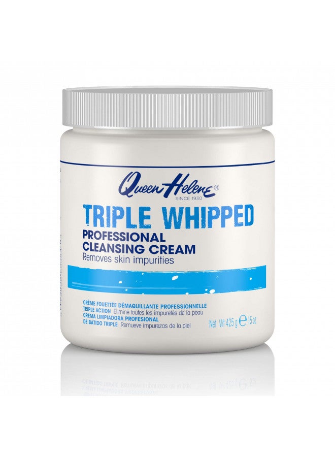 Queen Helene Professional Cleansing Cream, Triple Whipped, 15 Oz