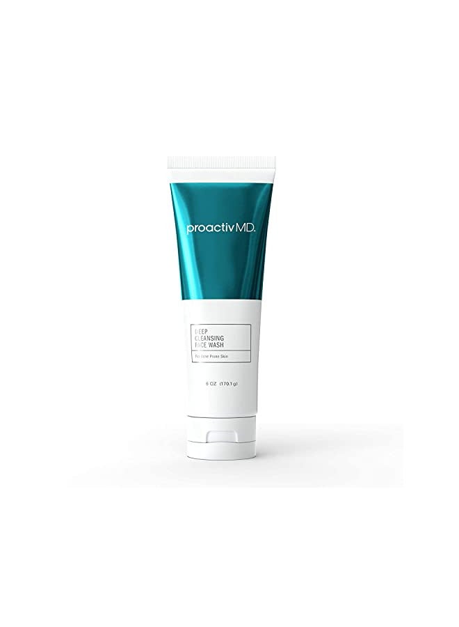 ProactivMD Exfoliating Face Wash - Gentle and Hydrating Facial Cleanser and Acne Treatment for Sensitive Skin, 6 Oz