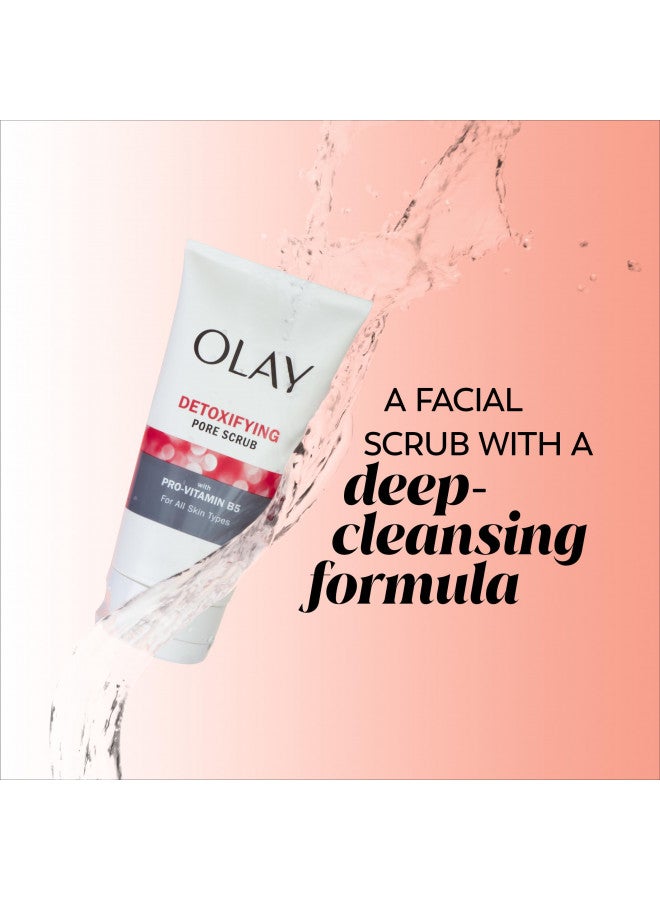 Olay Regenerist Detoxifying Pore Scrub Facial Cleanser, 5.0 fl oz