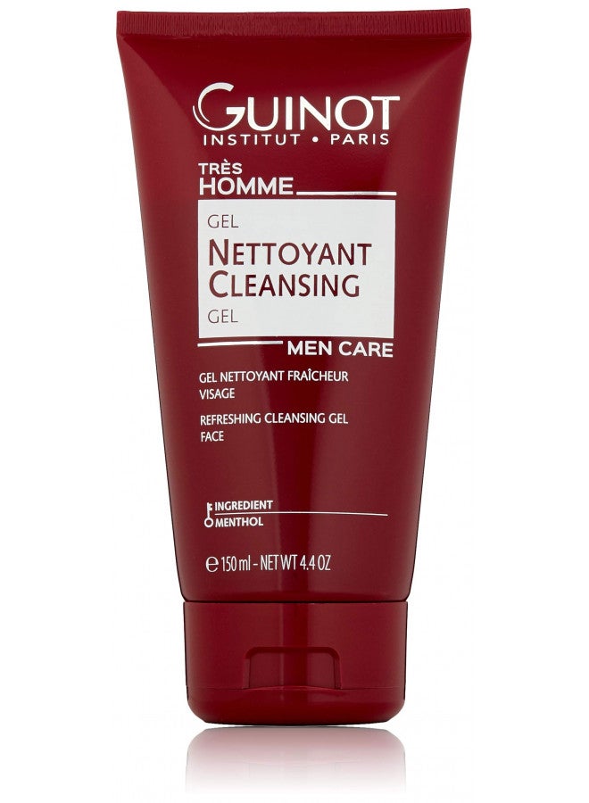 Guinot Nettoyant face cleansing gel for Men, 4.4 oz