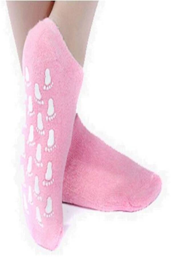 1 Pair Moisturizing Treatment Gel Spa Socks Multicolour