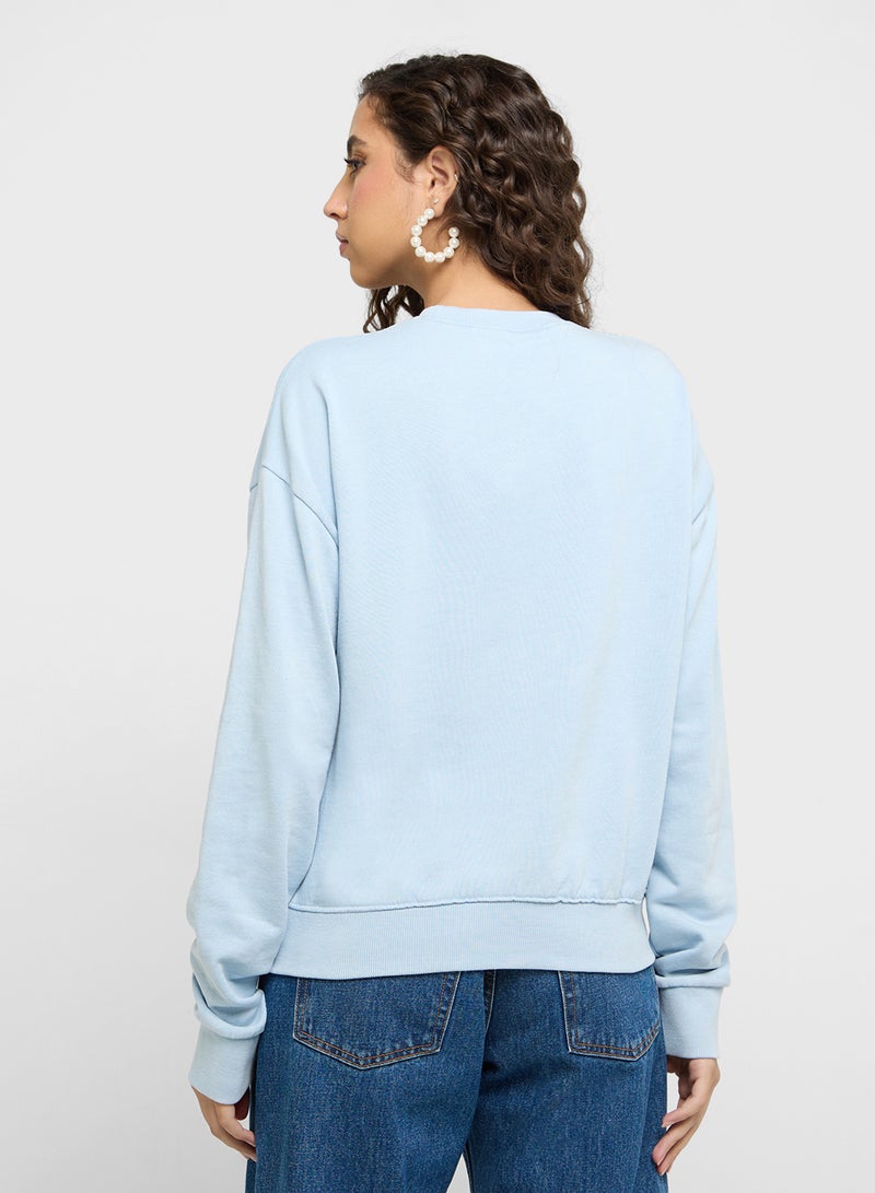 Mickey Garment Dye Oversize Sweatshirt