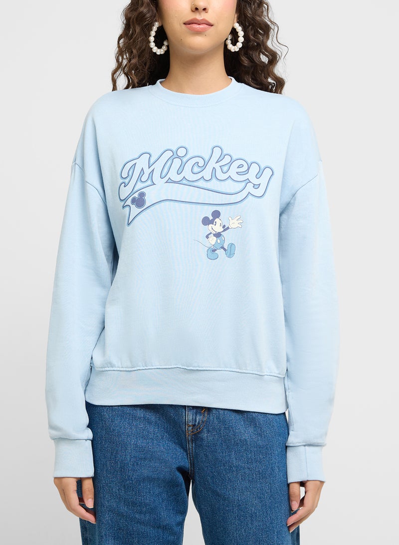 Mickey Garment Dye Oversize Sweatshirt