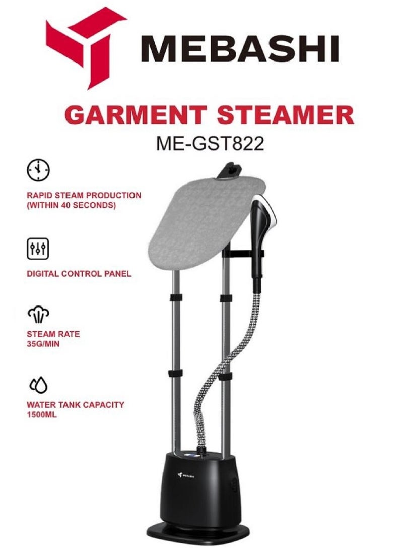 Garment Steamer 1500 Ml Water Tank