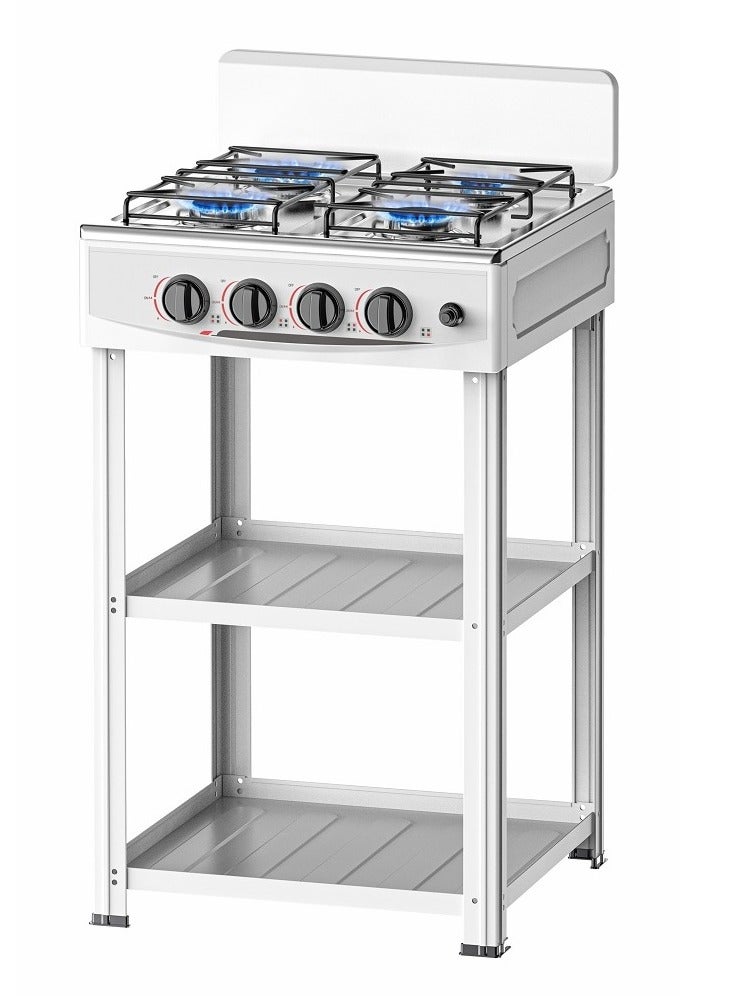 4 Burner Gas Stove With Stand