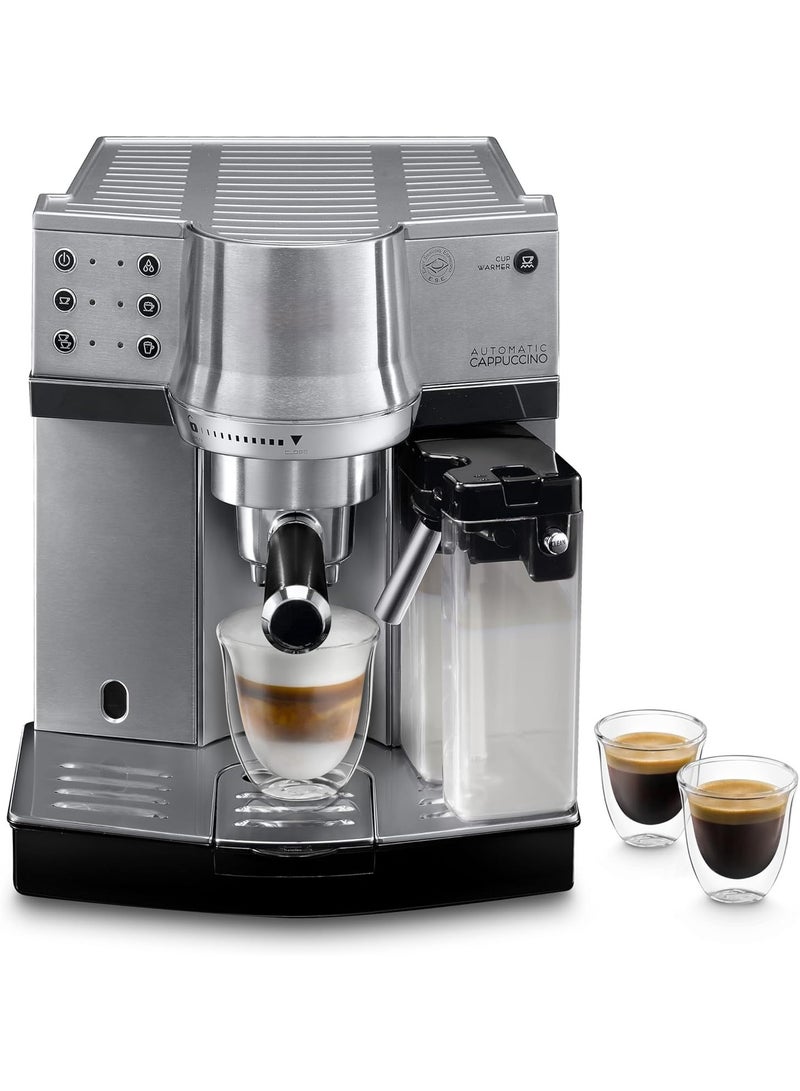 Pump Espresso Semi-Automatic Coffee Machine Stainless Steel