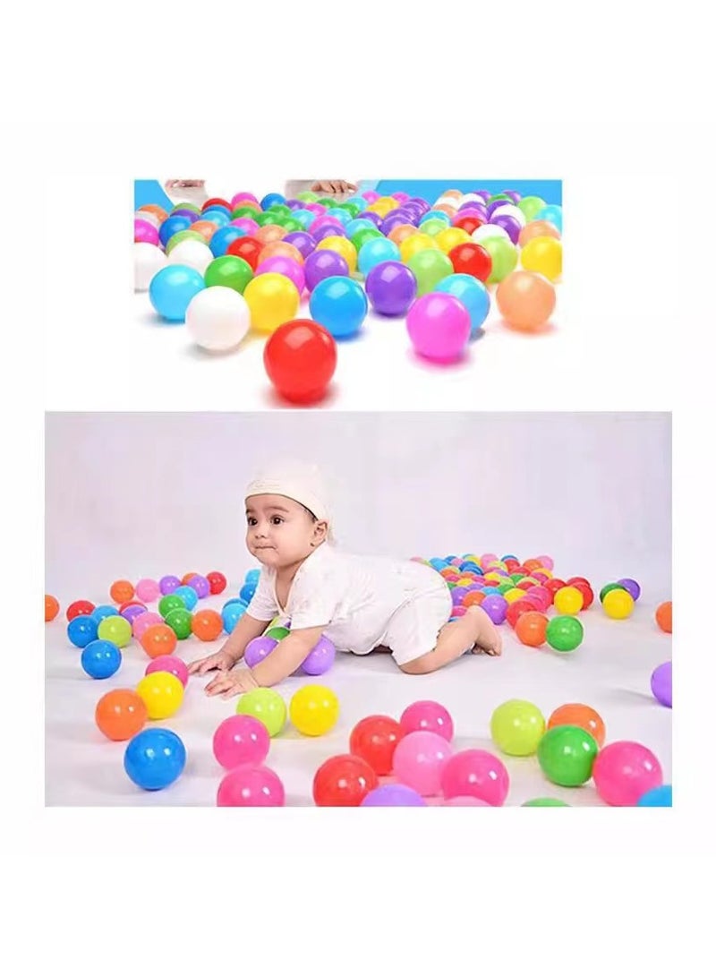 50 piece set of soft ocean pit toy ball game set, multi-color for children aged 1 and above,