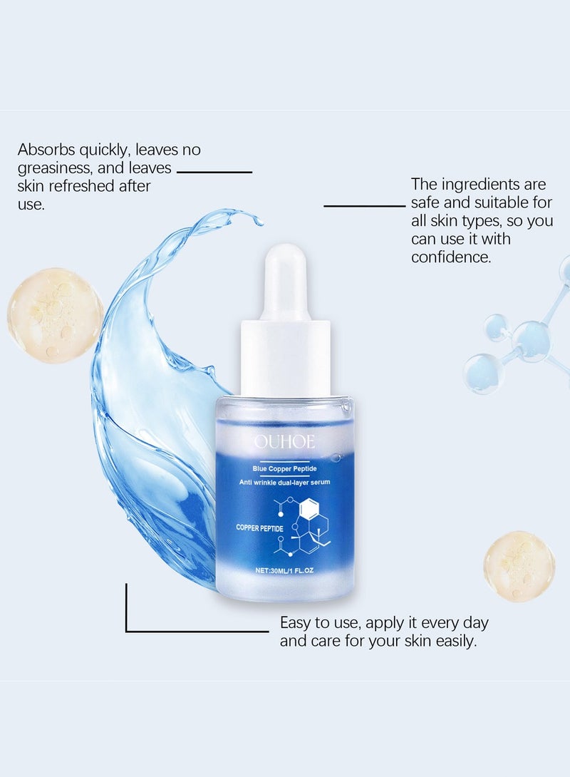 Copper Peptides Serum for Face, Copper Peptides Anti Aging, Wrinkle,  Fine Lines Serum for Face,Body,Under Eyes, 30ml