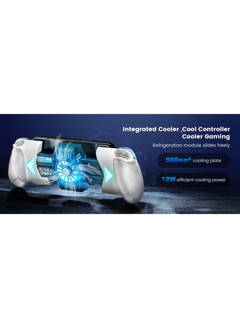 Professional Gamepad GameSir X3 Pro Aurora Borealis Mobile Gaming Controller with Cooler Android, iPhone 15 Series, Ergonomic Design-Phone Controller, Support Zenless Zone Zero, Cloudy Gaming, Xbox Game Pass