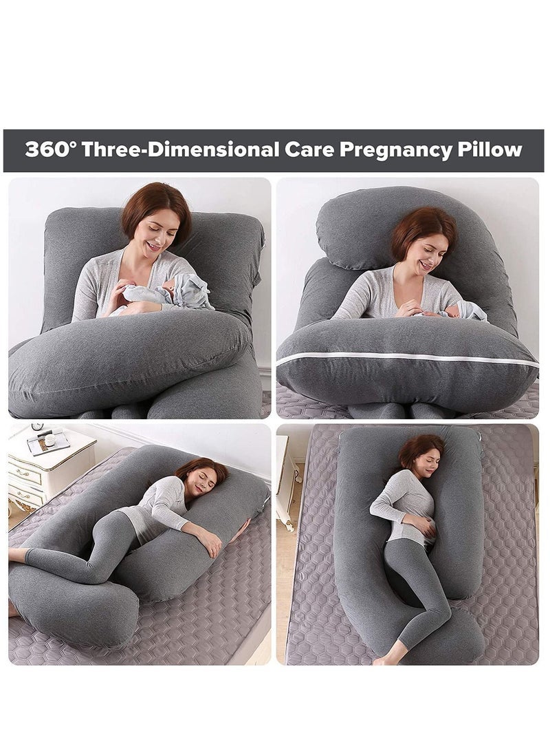 U-Shaped Pregnancy Pillow  Full Body Maternity Support Pillow(62x 28)