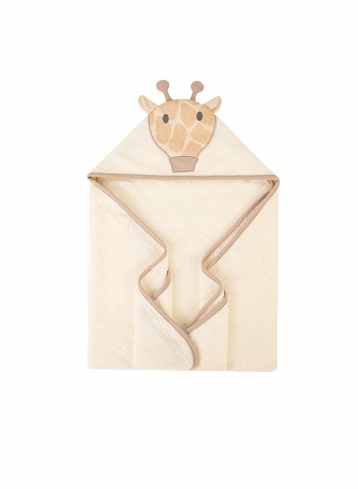 Factory Price Animal Stuffed Newborn Hooded Towel Gift Set - Giraffe