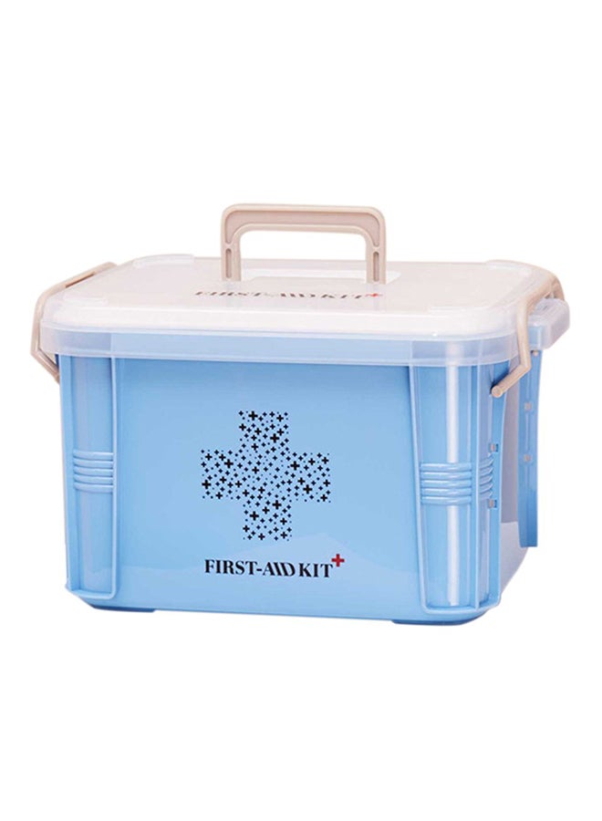 First Aid Kit Box Blue 27 x 19 x 14cm