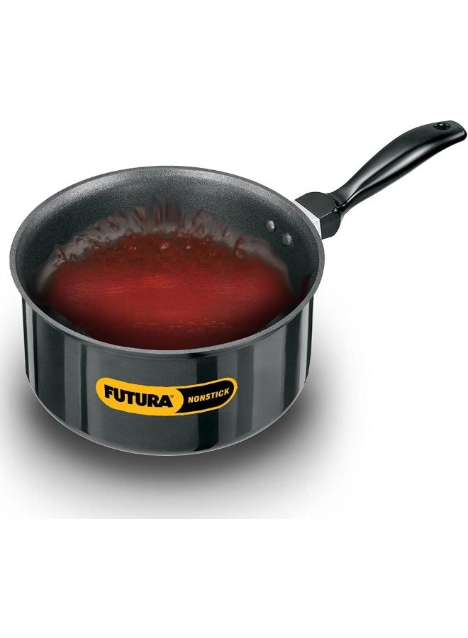 Futura Nonstick Saucepan 3 Litre 20 cm 3.25 mm Q80 - Black