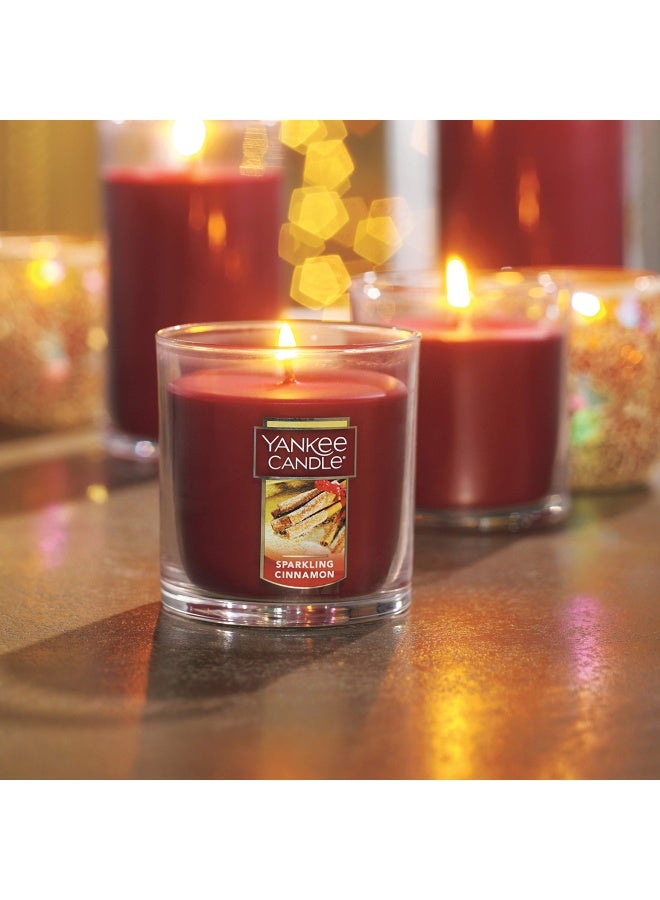 Sparkling Cinnamon Scented Classic 7 Oz Small Tumbler Single Wick Candle Over 35 Hours Of Burn Time