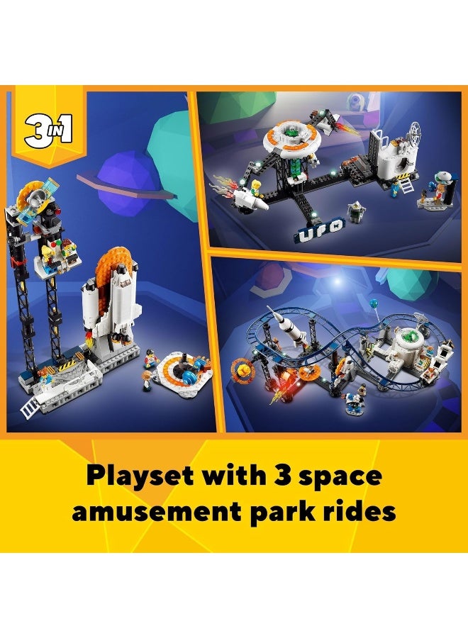 LEGO Creator 3 in 1 Space Roller Coaster Building Toy Set