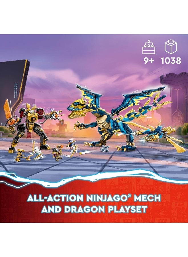 LEGO NINJAGO Elemental Dragon vs. The Empress Mech 71796 Building Toy Set