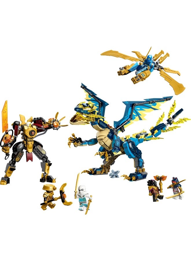 LEGO NINJAGO Elemental Dragon vs. The Empress Mech 71796 Building Toy Set