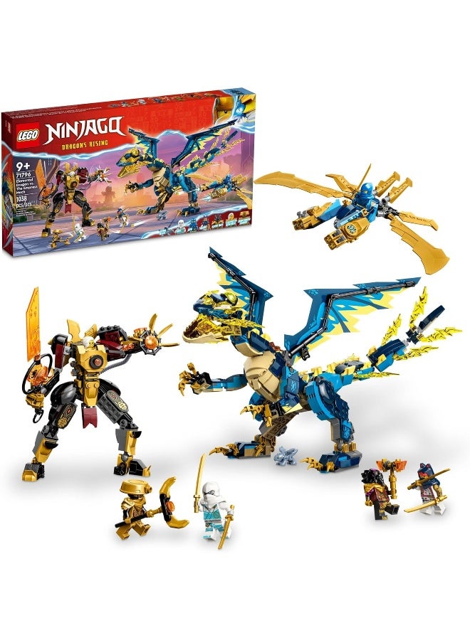 LEGO NINJAGO Elemental Dragon vs. The Empress Mech 71796 Building Toy Set