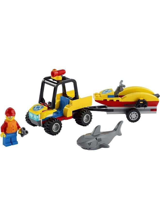 LEGO City Beach Rescue ATV 60286 Building Kit; Fun Cool Toy for Kids, New 2021 (79 Pieces)