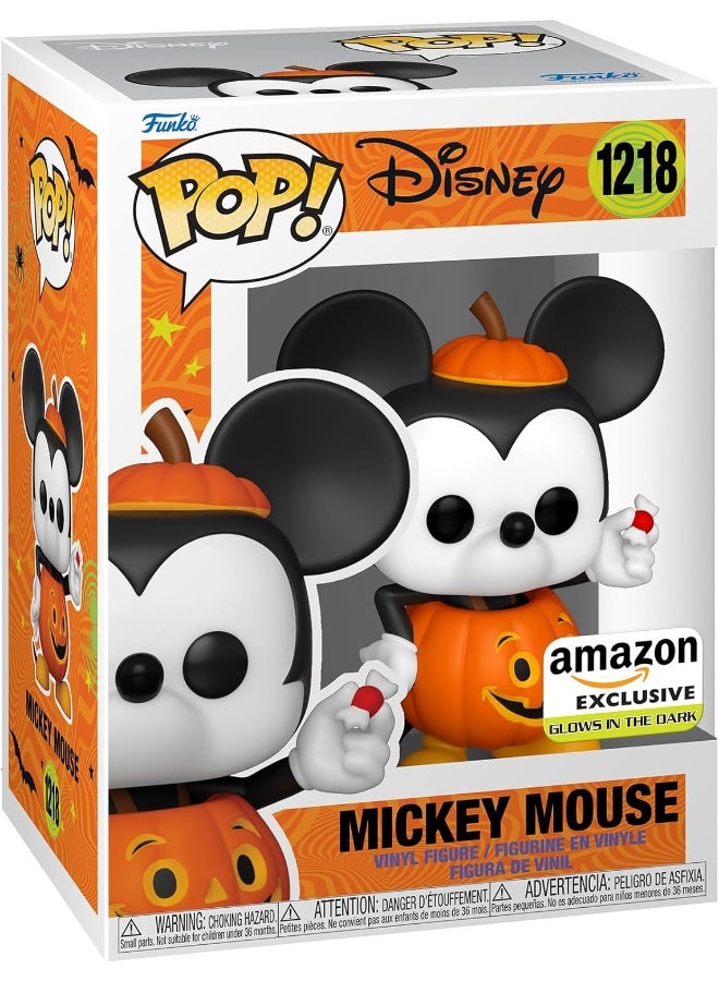 Funko Pop! Disney: Mickey Mouse Trick or Treat - Glow in The Dark, Exclusive