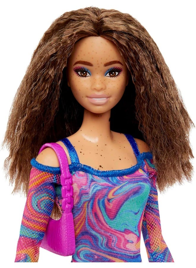 Barbie Fashionistas Doll #206 with Crimped Hair and Freckles