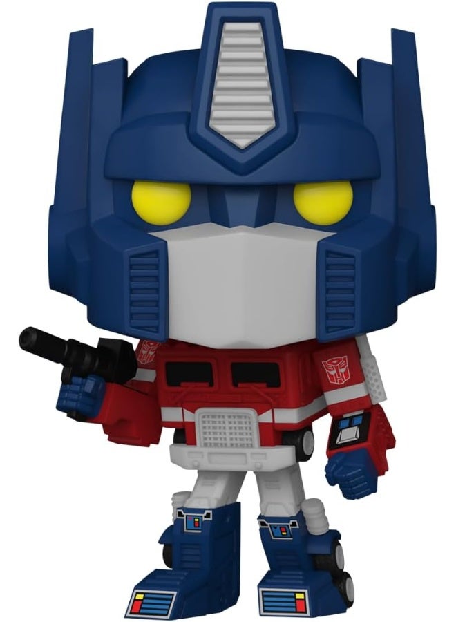 Funko Pop! Movies: Retro Toys - Transformers Optimus Prime, Collectable Vinyl Toy Figure - 80987