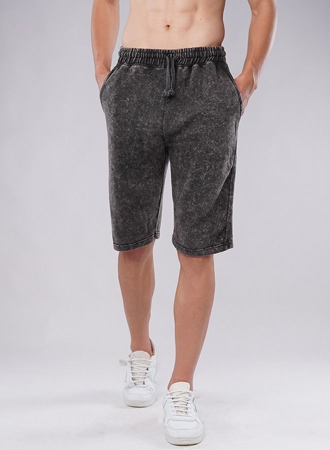 Men's Comfortable Charcoal Summer Shorts