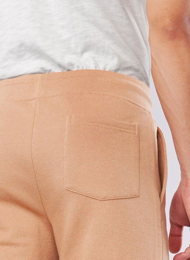 Mendeez Mens Comfortable Beige Casual Shorts