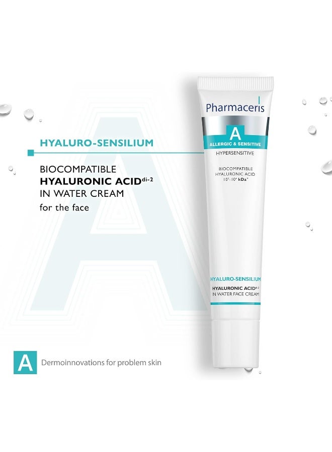 Hyaluro-Sensilium | For Hypersensitive Delicate Skin | Allergies & Irritations Dry Skin | To Moisturizes Skin At All Level | Reduces Discomfort On Dry Skin | 40 Ml