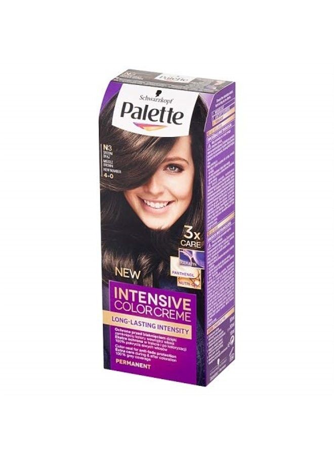 N3 Middle Brown Permanent Hair Color