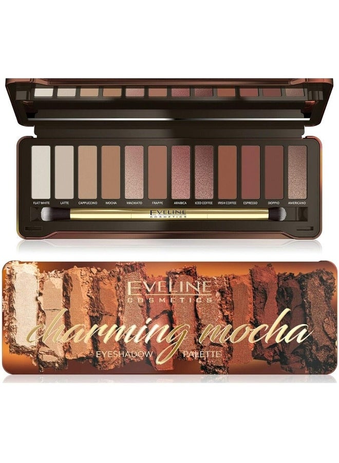 Eyeshadow Palette 12 Colors Charming Mocha