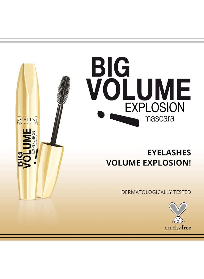 Make Up Big Volume Explosion Mascara, Black, 12 Ml