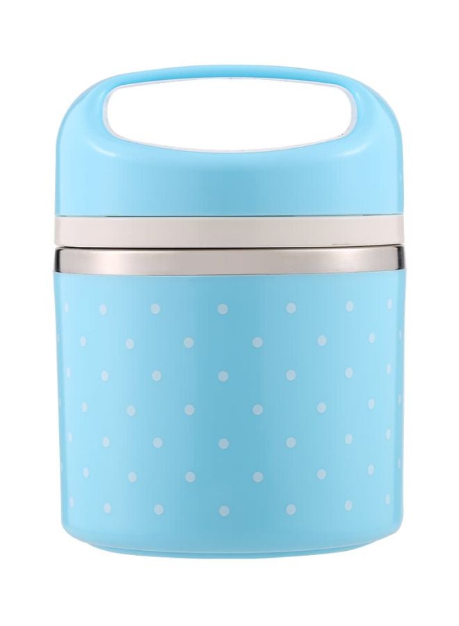 Stainless Steel Thermal Lunch Box Blue 16.5cm