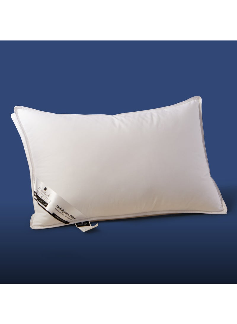 Hotel Style Bed Pillows: 2.2 Kg Soft Breathable Cotton Cover Top With Luxury Down Alternative Filling Pillow