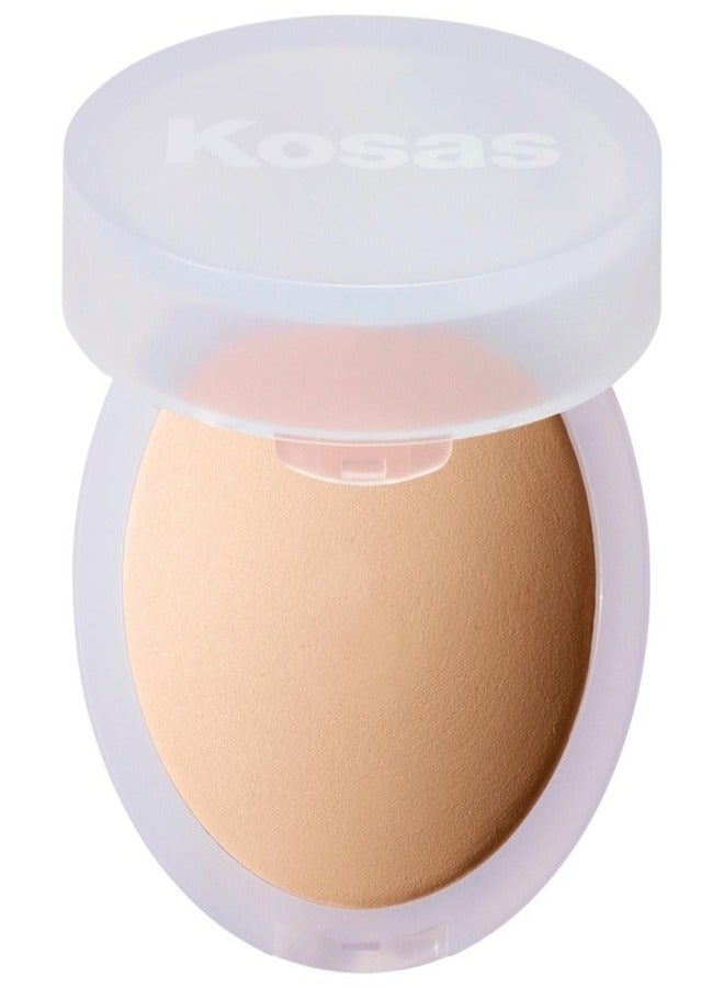 Kosas Cloud Set Baked Setting & Smoothing Talc-Free Vegan Powder,   Comfy - Sheer Medium 9.5g - Weightless, Sheer Finish