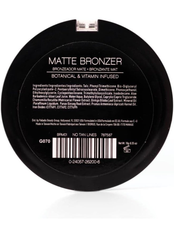 Matte Bronzer, No Tan Lines