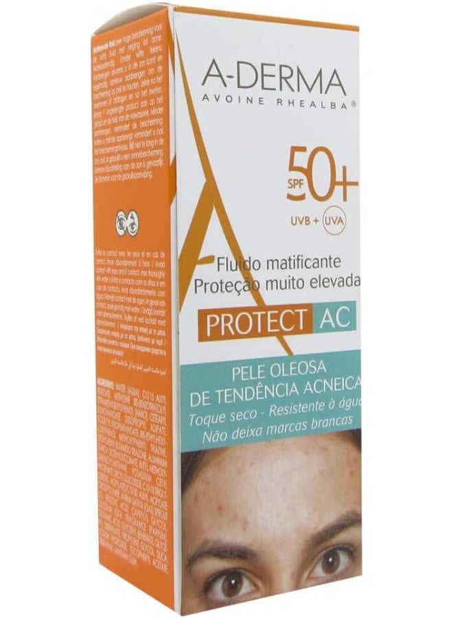 Protect Ac Mattifying Fluid Very High Protection Spf50+ 40Ml