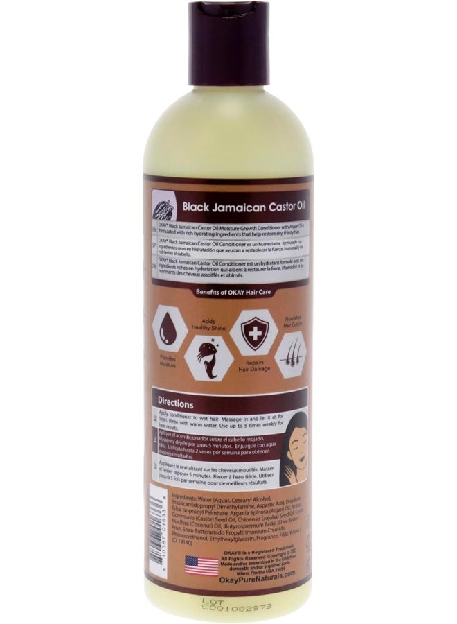 Black Jamaican Castor Oil Conditioner, Moisture & Growth 12 Oz