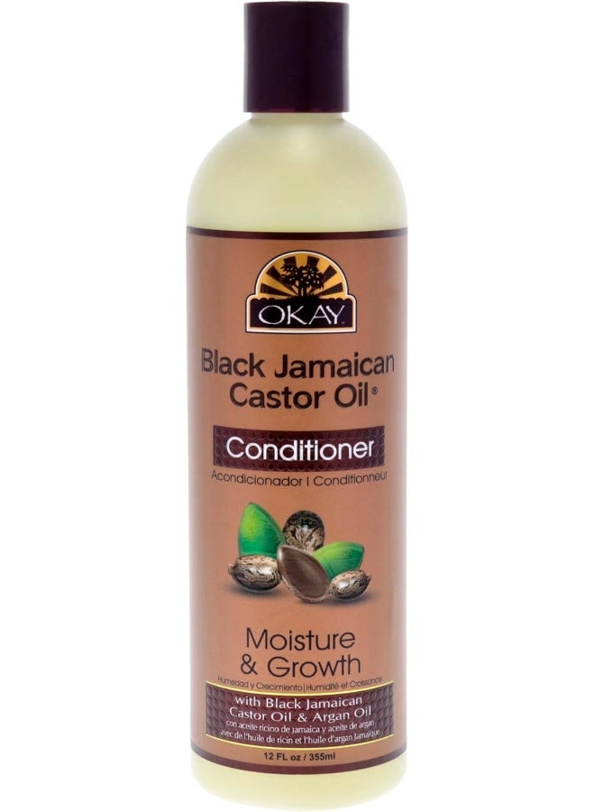 Black Jamaican Castor Oil Conditioner, Moisture & Growth 12 Oz