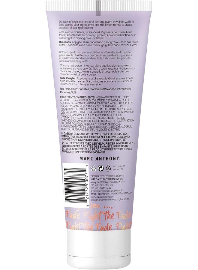 Complete Colour Care Purple Mask | For Blondes & Highlights | Deep Nourishment | Protection From Sun & Damage | 200Grams