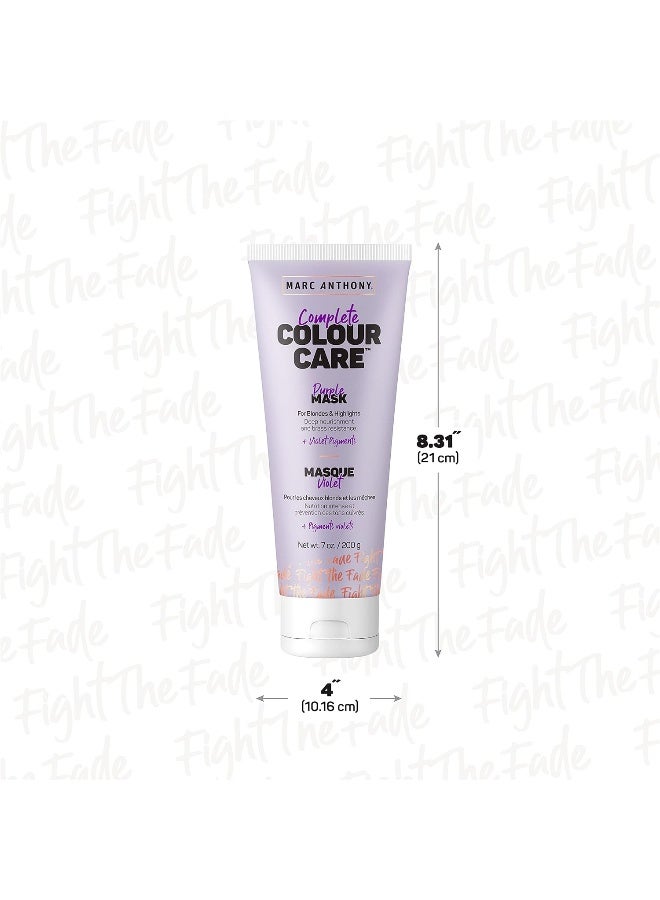 Complete Colour Care Purple Mask | For Blondes & Highlights | Deep Nourishment | Protection From Sun & Damage | 200Grams