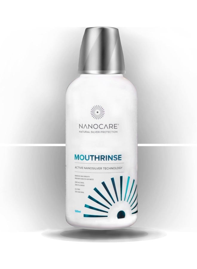 Adult Mouth Rinse | With Active Nanosilver Technology | To Cure Oral Problems | Prevention From Cavity & Infections | 500Ml