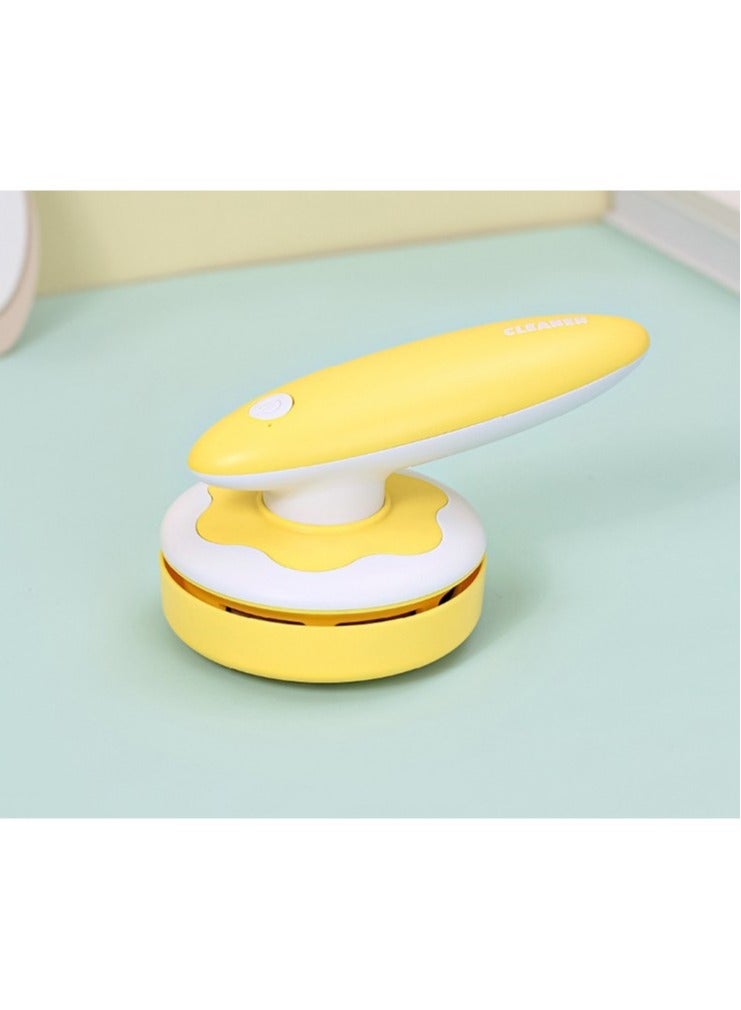 Mini Vacuum Cleaner USB Charging Home Portable For Student Desktop Yellow