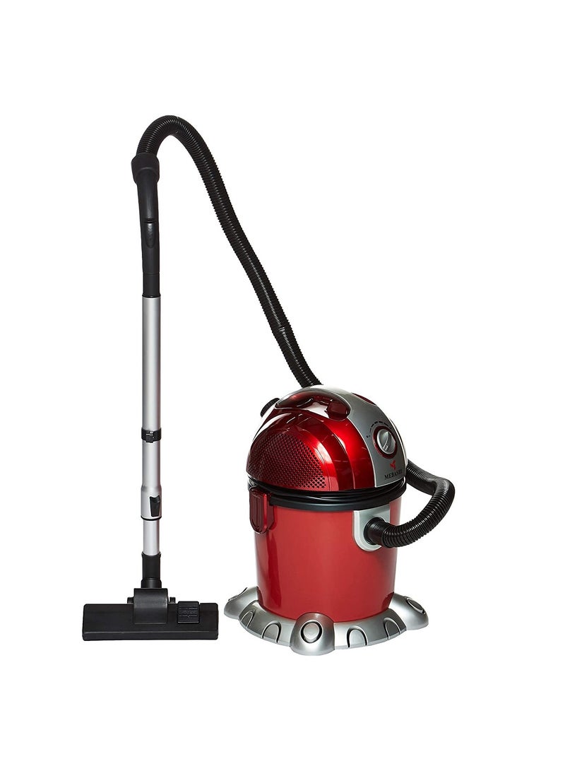 Mebashi Wet And Dry Drum Vacuum Cleaner 15L 1600W