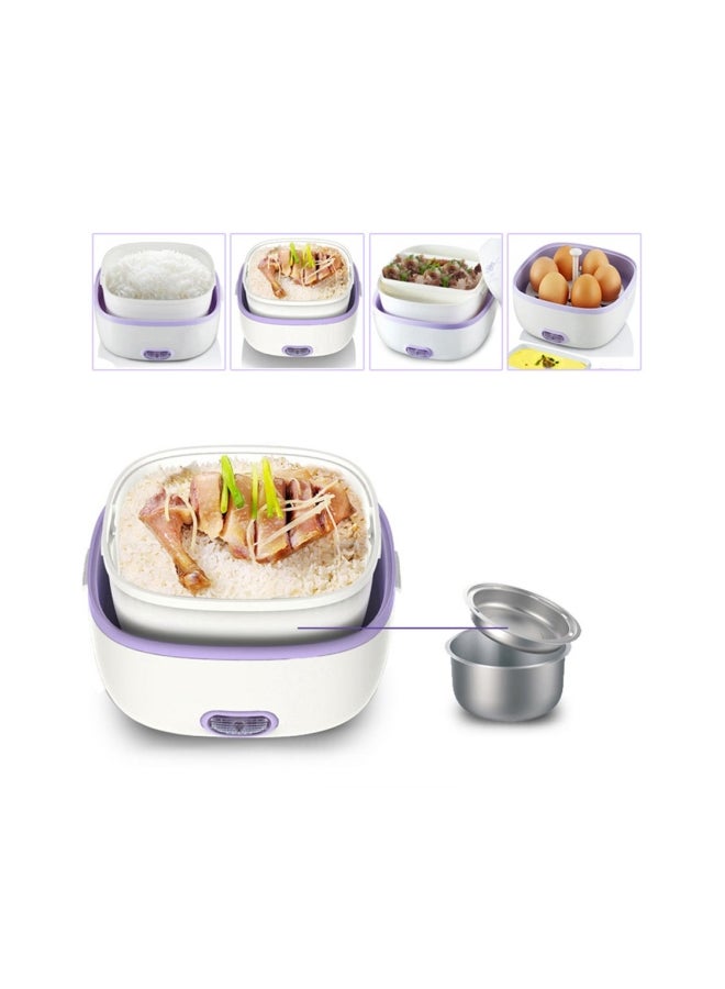 Electric Portable Rice Cooker YY26600 White/Purple