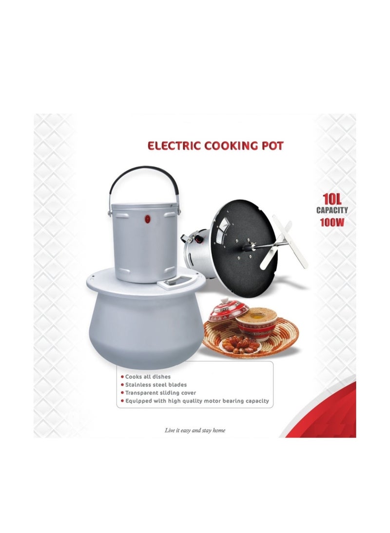 Motor Bearing Capacity Electric Cooking Pot 10 Ltr