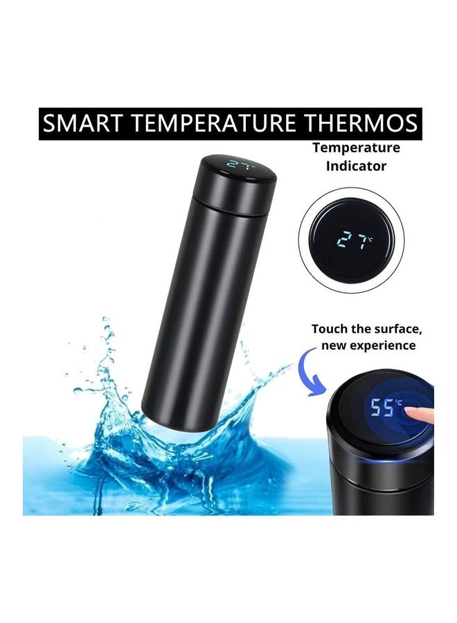 Stainless Steel LED Smart Temperature Display Vacuum Thermo Bottle Multicolour 500ml