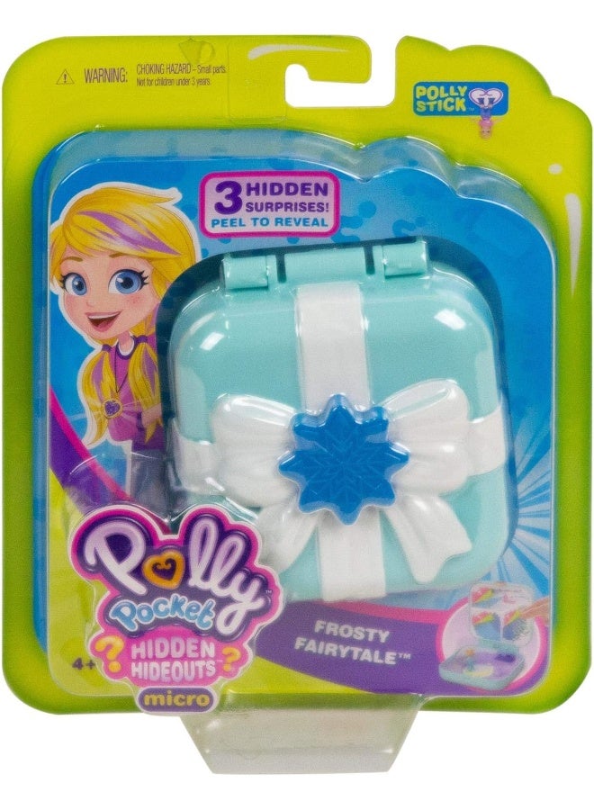 Polly Pocket GDL85 Frosty Fairytale Compact, Micro Doll & Accessories, Multicoloured