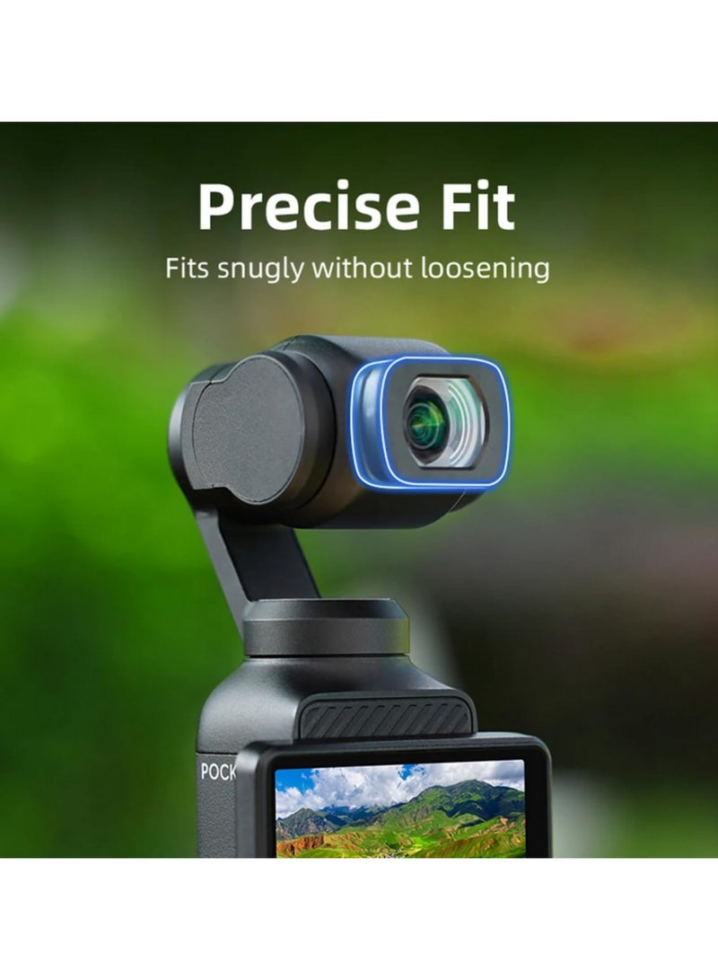 Concept Wide-Angle Lens Compatible with DJI Osmo Pocket 3 Magnetic Attach/Multi-Coated/Optical Glass