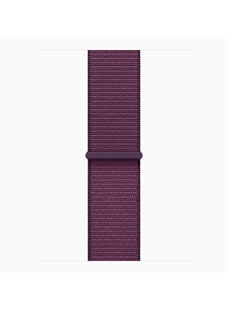 Watch Series 10 GPS + Cellular 42mm Rose Gold Aluminium Case With Plum Sport Loop